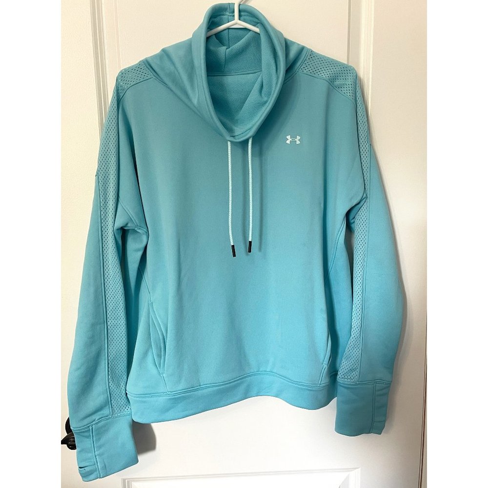Under Armour Slouch Neck Pullover - Blue, LG